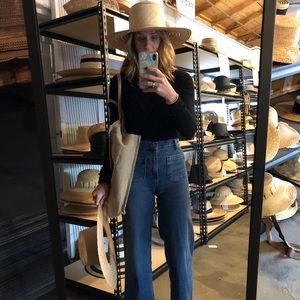 Janessa Leone medium straw hat